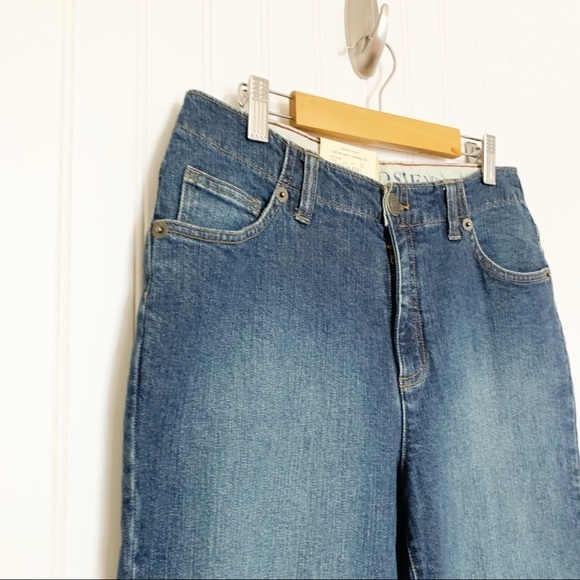 Lands End Original Fit Classic Bootcut Jeans - Picture 2 of 4